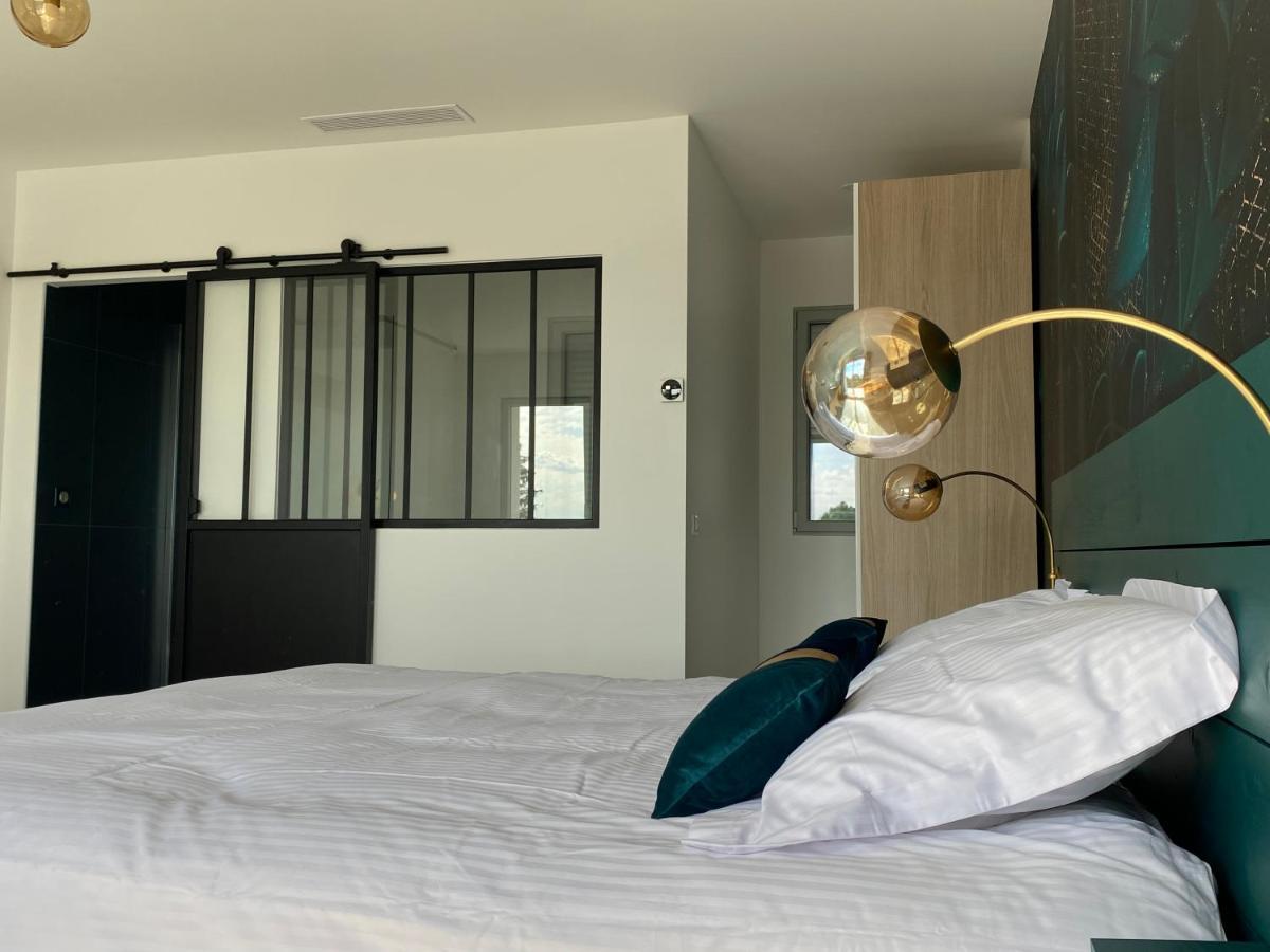 La Villa Perchee Calme, Sauna, Parking Prive Saint-Prix  Eksteriør billede