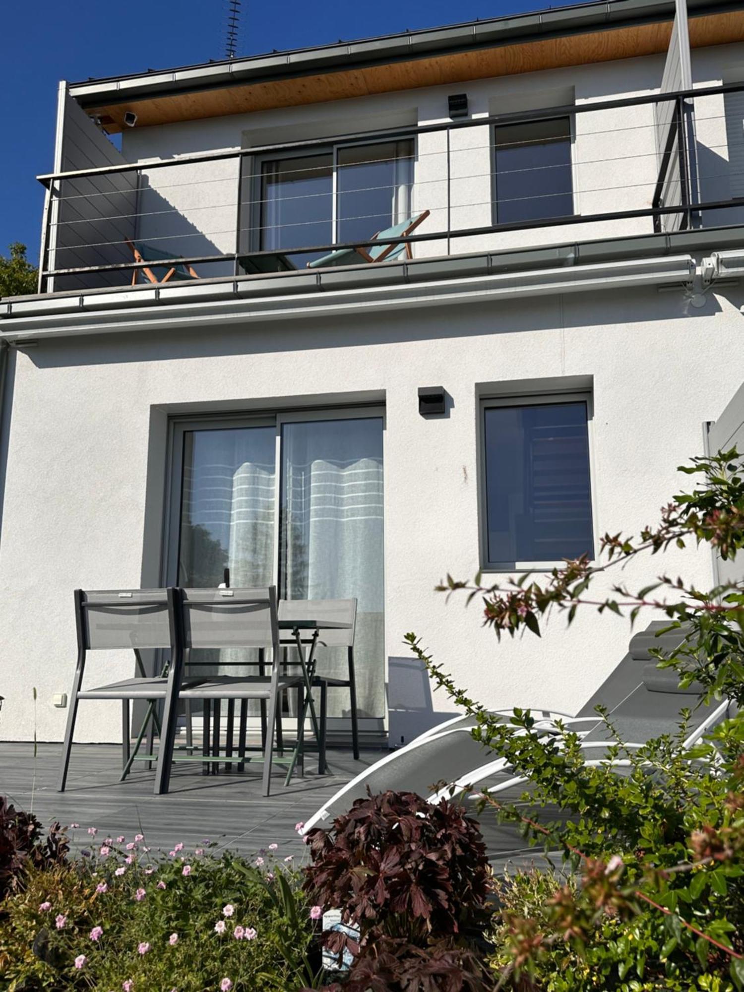La Villa Perchee Calme, Sauna, Parking Prive Saint-Prix  Eksteriør billede